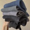 Косынка гофре из шифона, пыльно-голубой (мини) — изображение 2