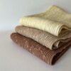 Косынка гофре в фактурный горошек, карамельный — изображение 4